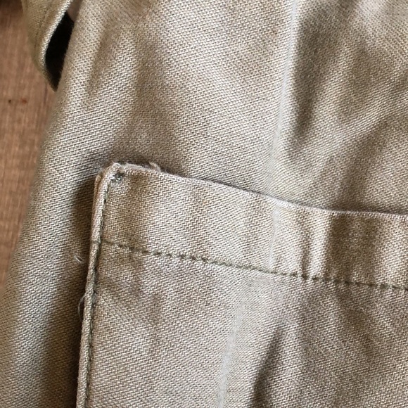 Free People In Our Nature Military Green Wrap Cargo Jacket M - Picture 6 of 14